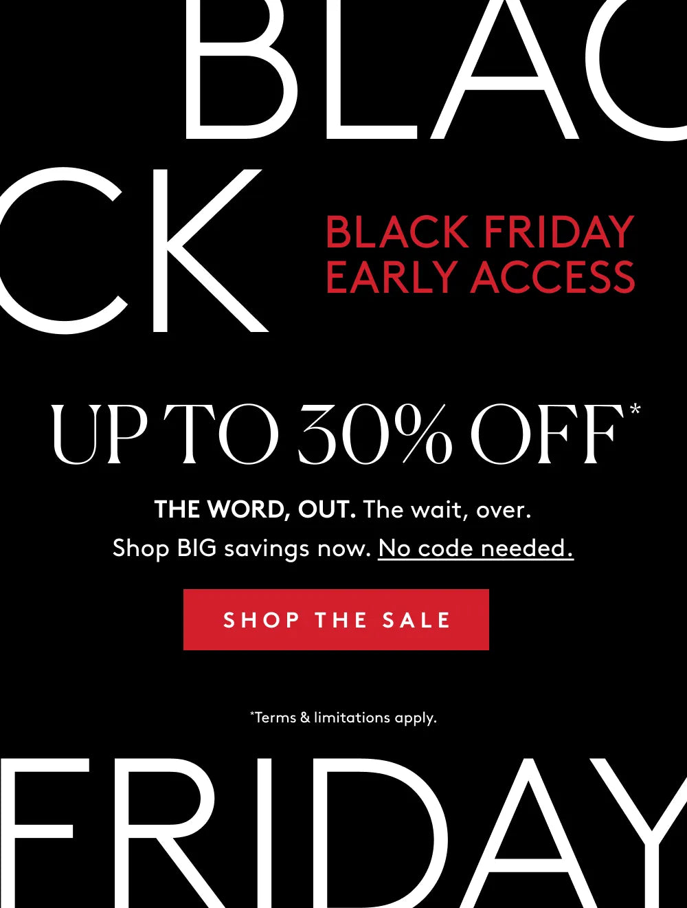 Early Access Black Friday Sale starts now with up to 30% off. No code needed. Plus, a free Mini Renew Serum with full-size purchase. Code: NIGHT