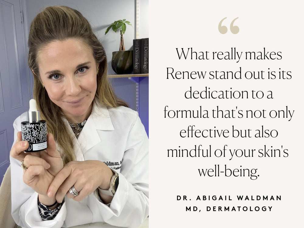 Renew Resurfacing Night Serum is Endorsed by Dermatologists
