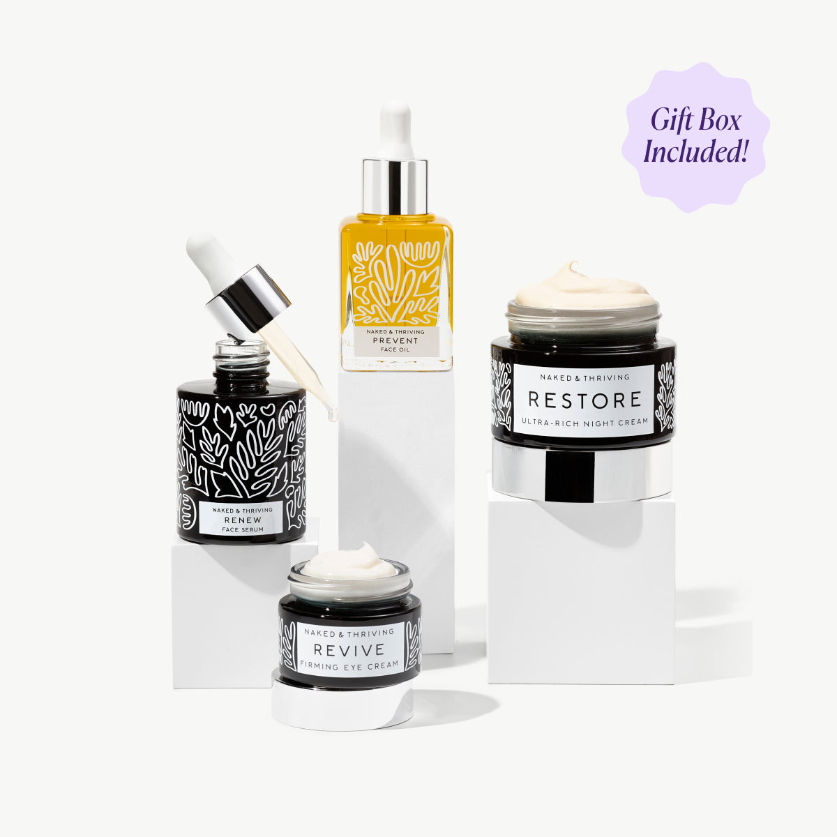 Anti-Aging Essentials Gift Set: Target visible wrinkles overnight