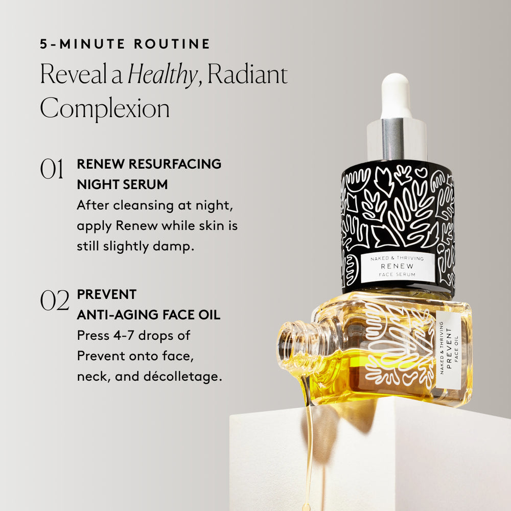 Bestsellers Anti-Aging Duo: Renew, Prevent – Naked & Thriving Skincare