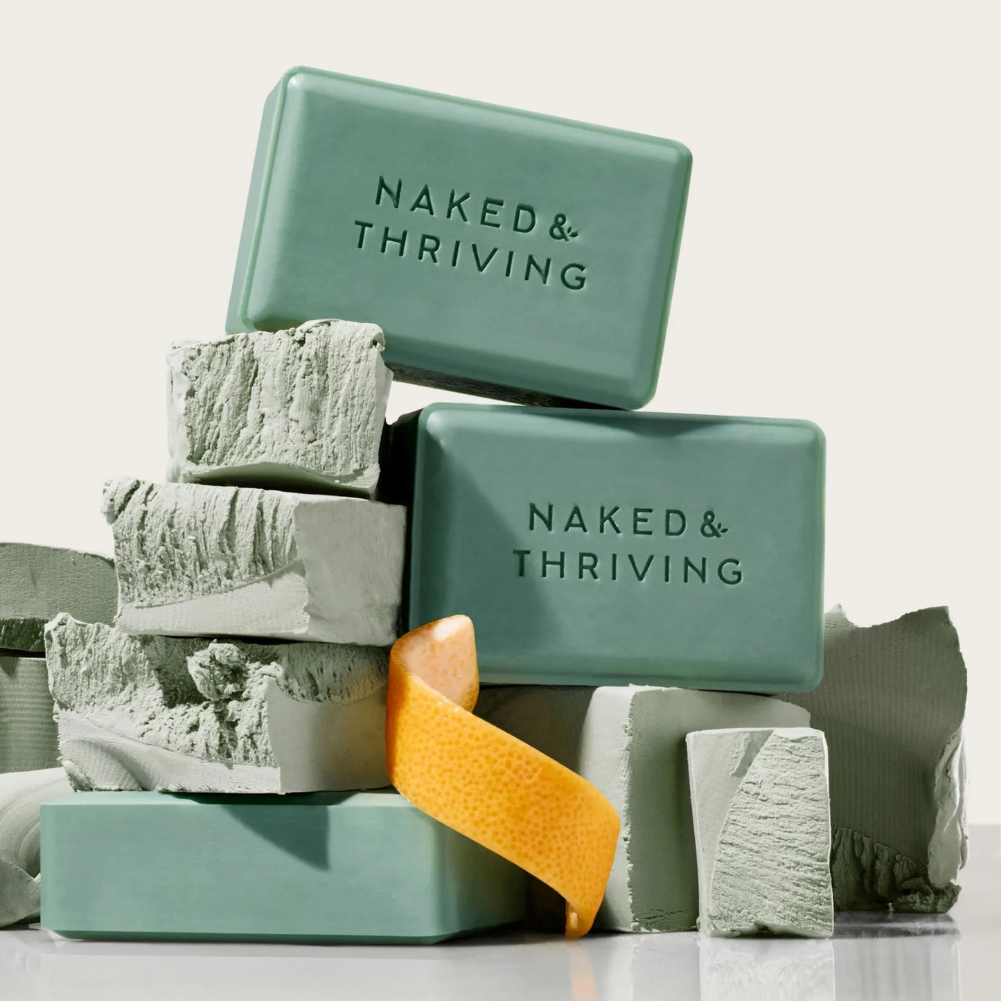 
                
                  Exfoliate Clay Cleansing Bar: Polish and smooth from the neck down
                
              