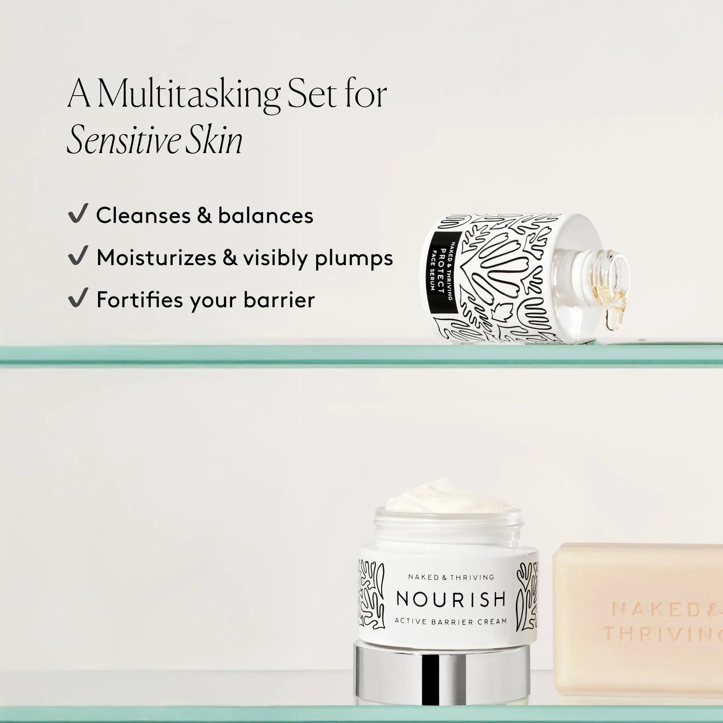 Gentle Start Trio: A 3-step routine for sensitive skin