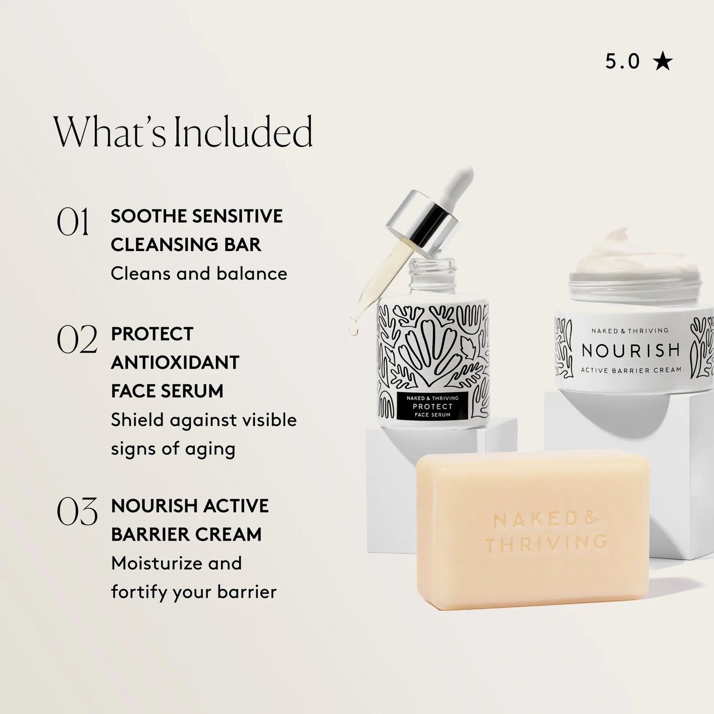 
                
                  Gentle Start Trio: A 3-step routine for sensitive skin
                
              