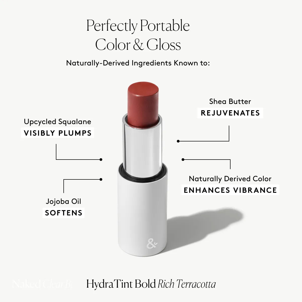 
                
                  HydraTint Multi-Stick: Buildable color & gloss
                
              