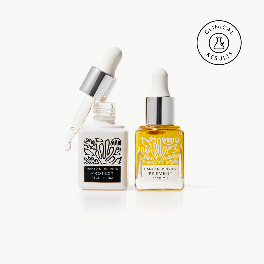 The Mini Day Set: Protect, Prevent – Naked & Thriving Skincare