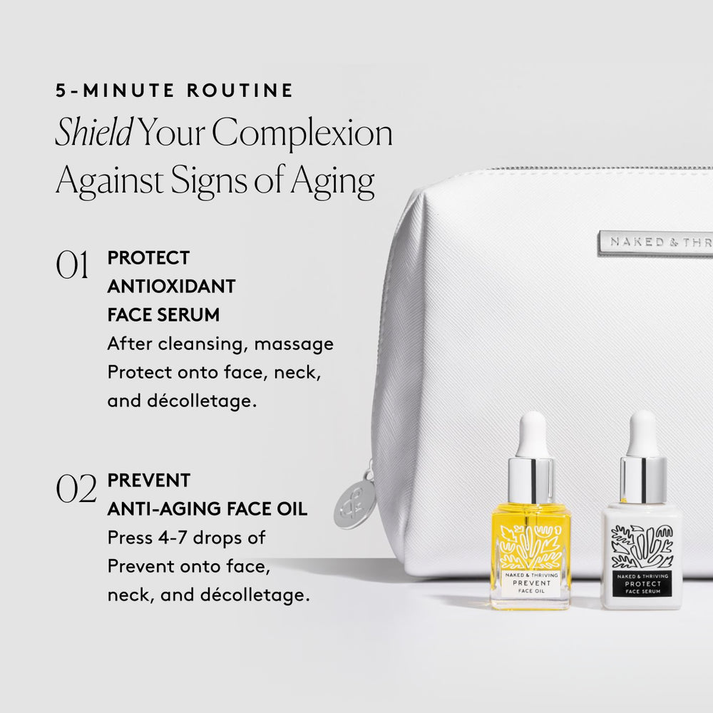 The Mini Day Set: Protect, Prevent – Naked & Thriving Skincare