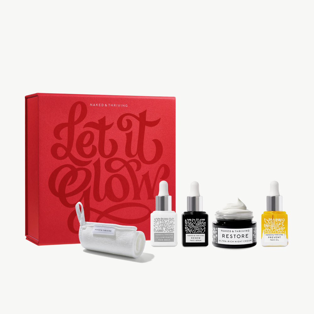 Mini Flex, Major Glow Holiday Skincare Set: Look Refreshed