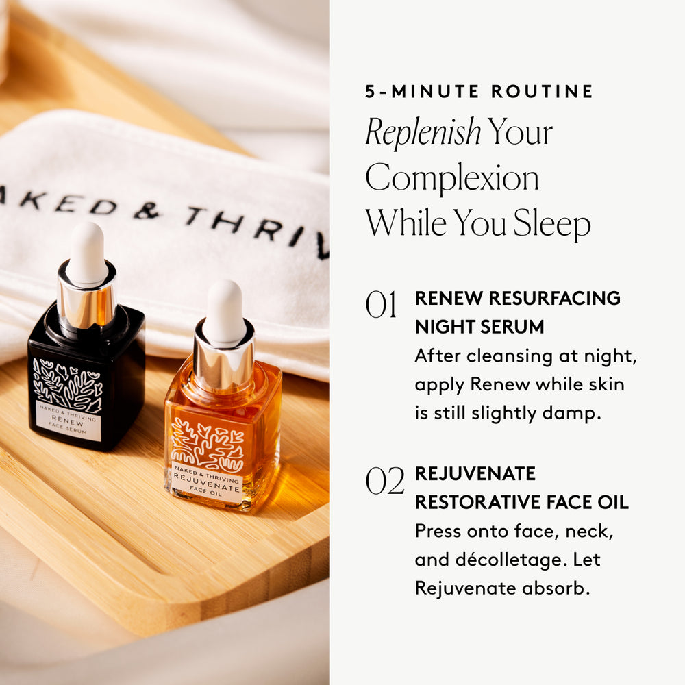 The Mini Night Set: Renew, Rejuvenate – Naked & Thriving Skincare