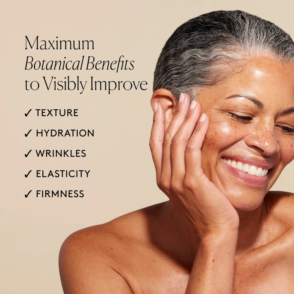 Nighttime Replenish Routine: Restore skin smoothness overnight