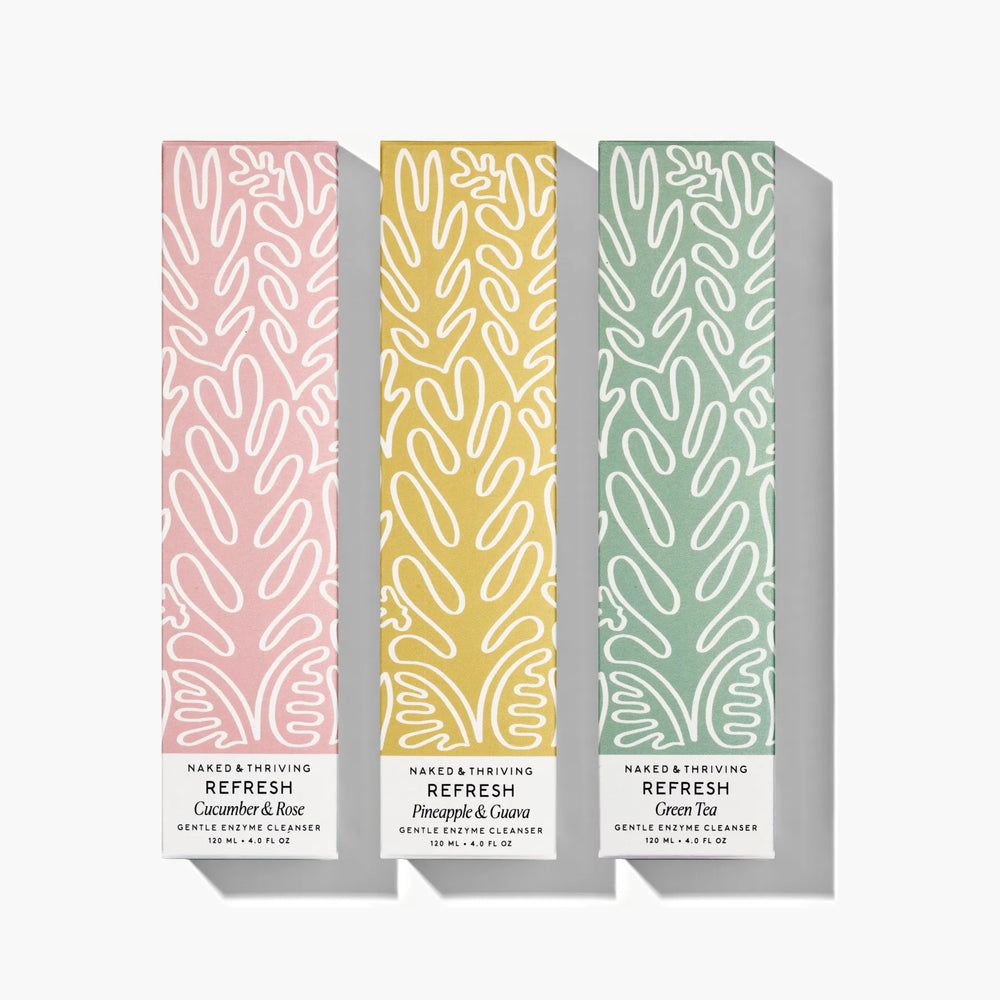 Refresh Cleanser Trio: Limited Edition – Naked & Thriving Skincare