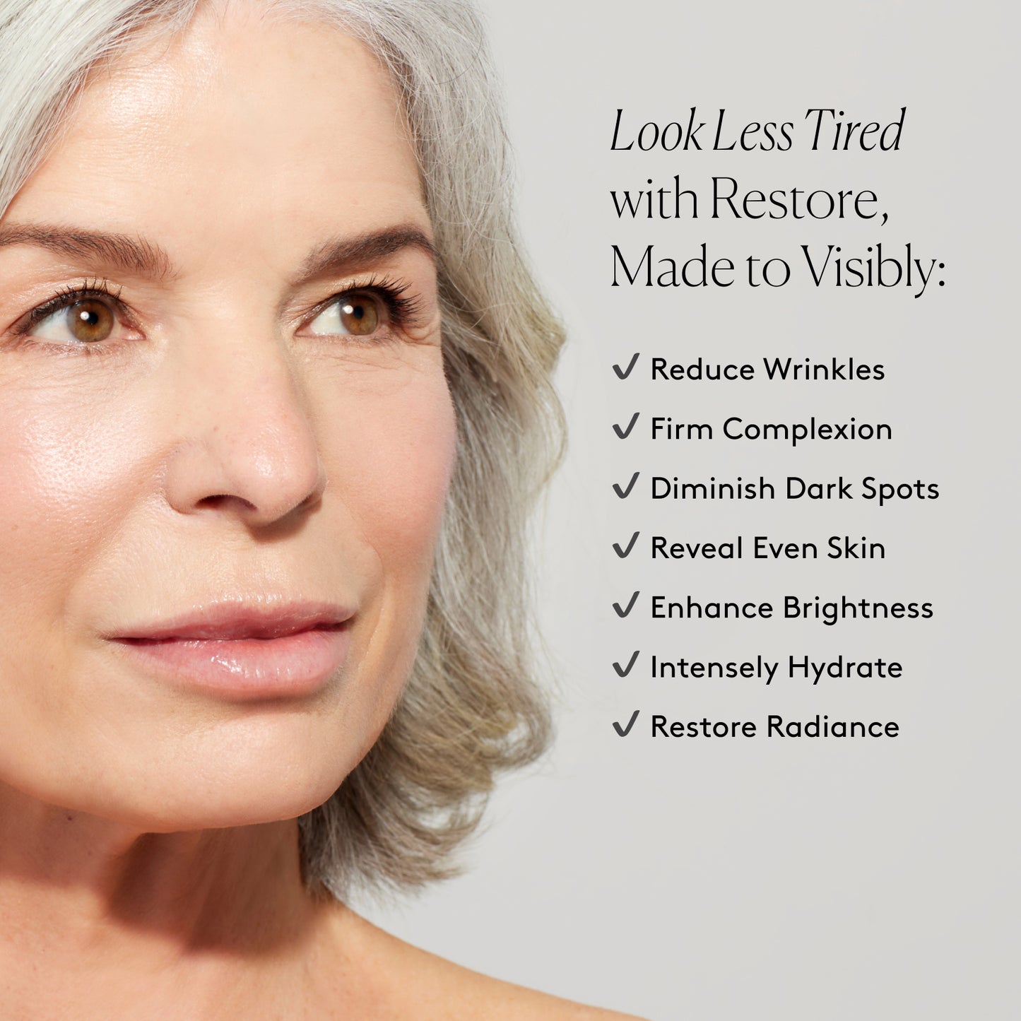 
                
                  The Restore Duo:Fade visible spots & wrinkles overnight
                
              