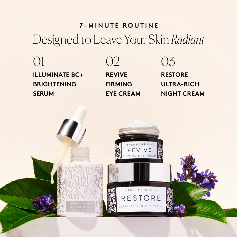 The Retinol-Alternative Trio: For skin that looks firm & even