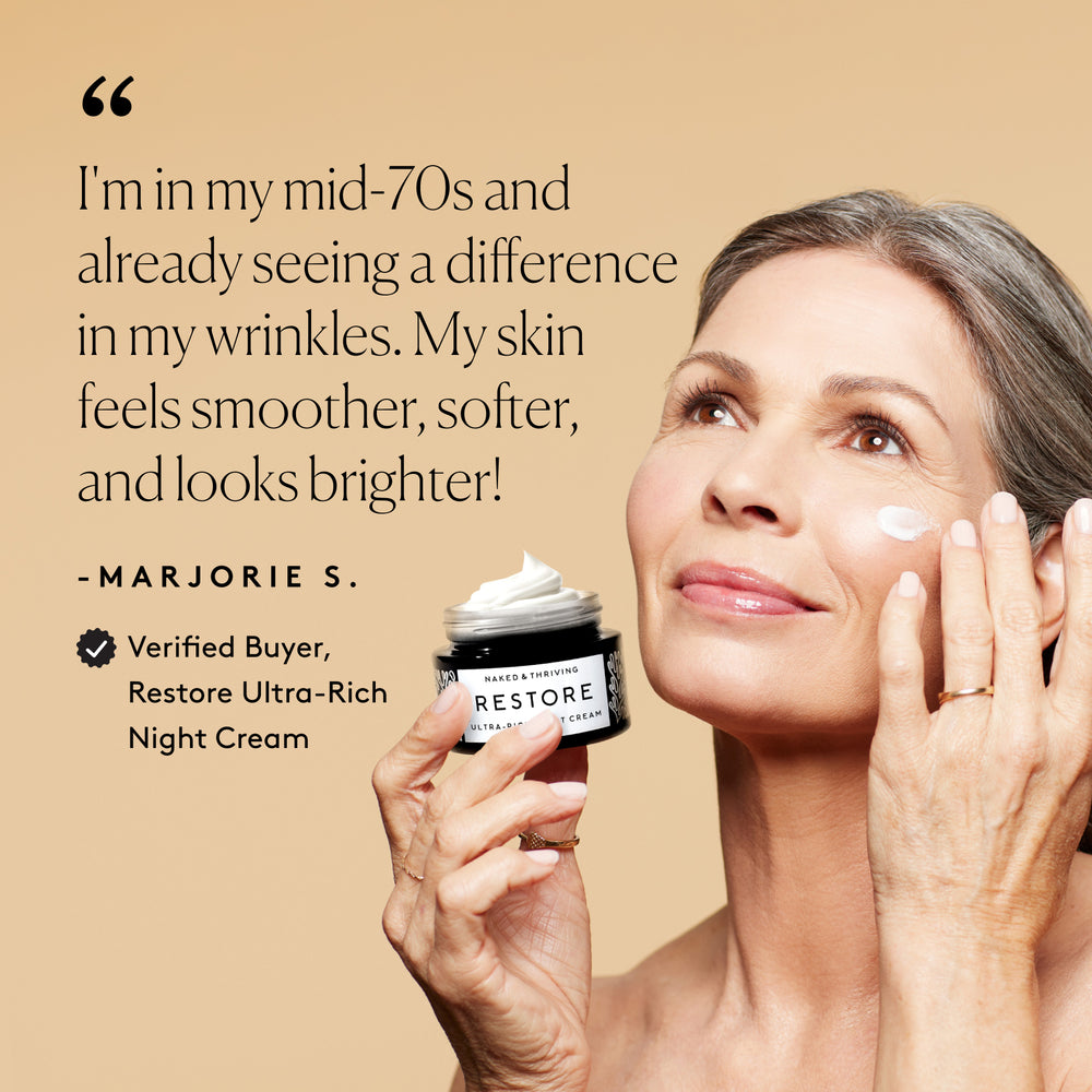 Smooth & Renewed Duo:Target wrinkles & lock in glow – Naked