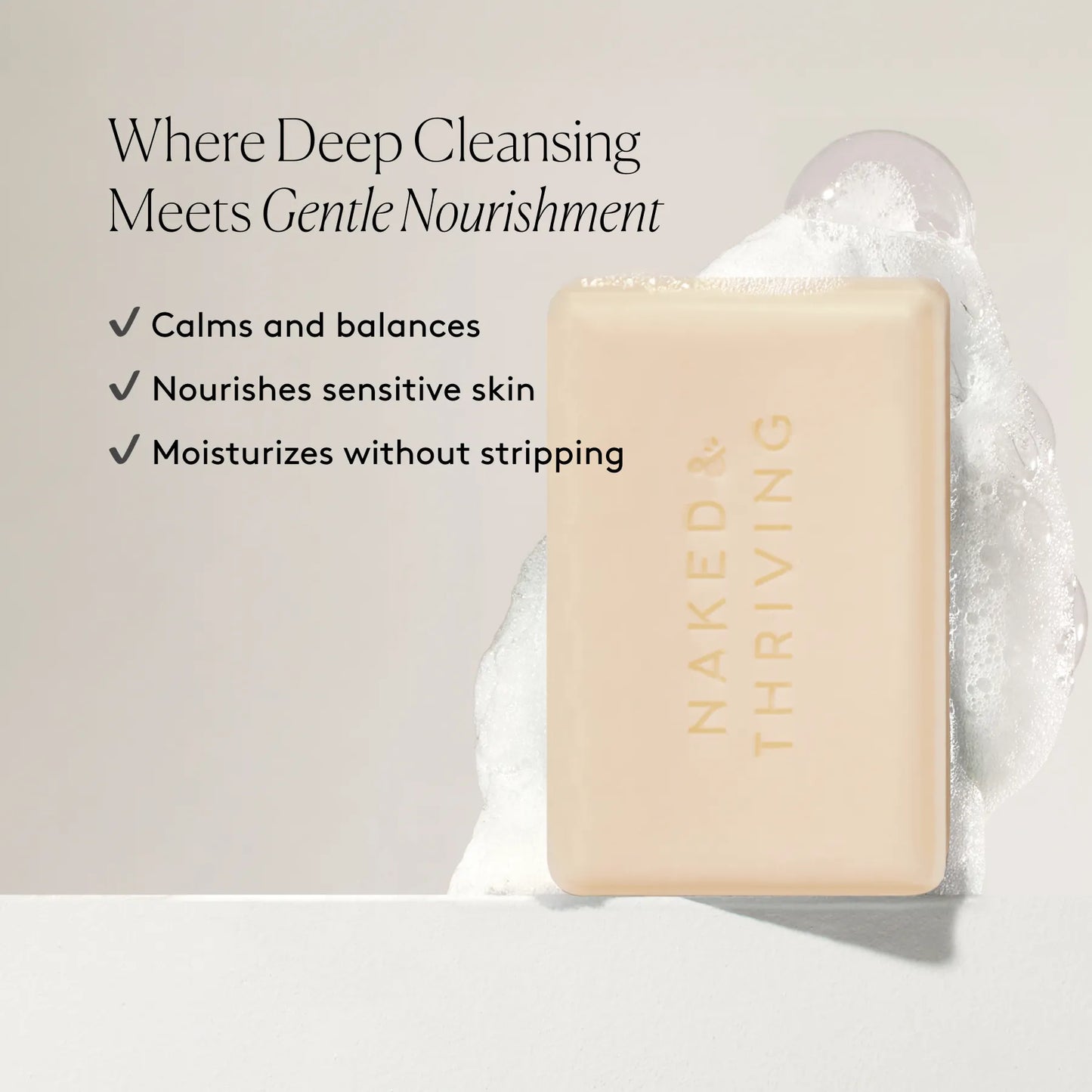 
                
                  Soothe Sensitive Cleansing Bar: Support sensitive skin with every wash
                
              