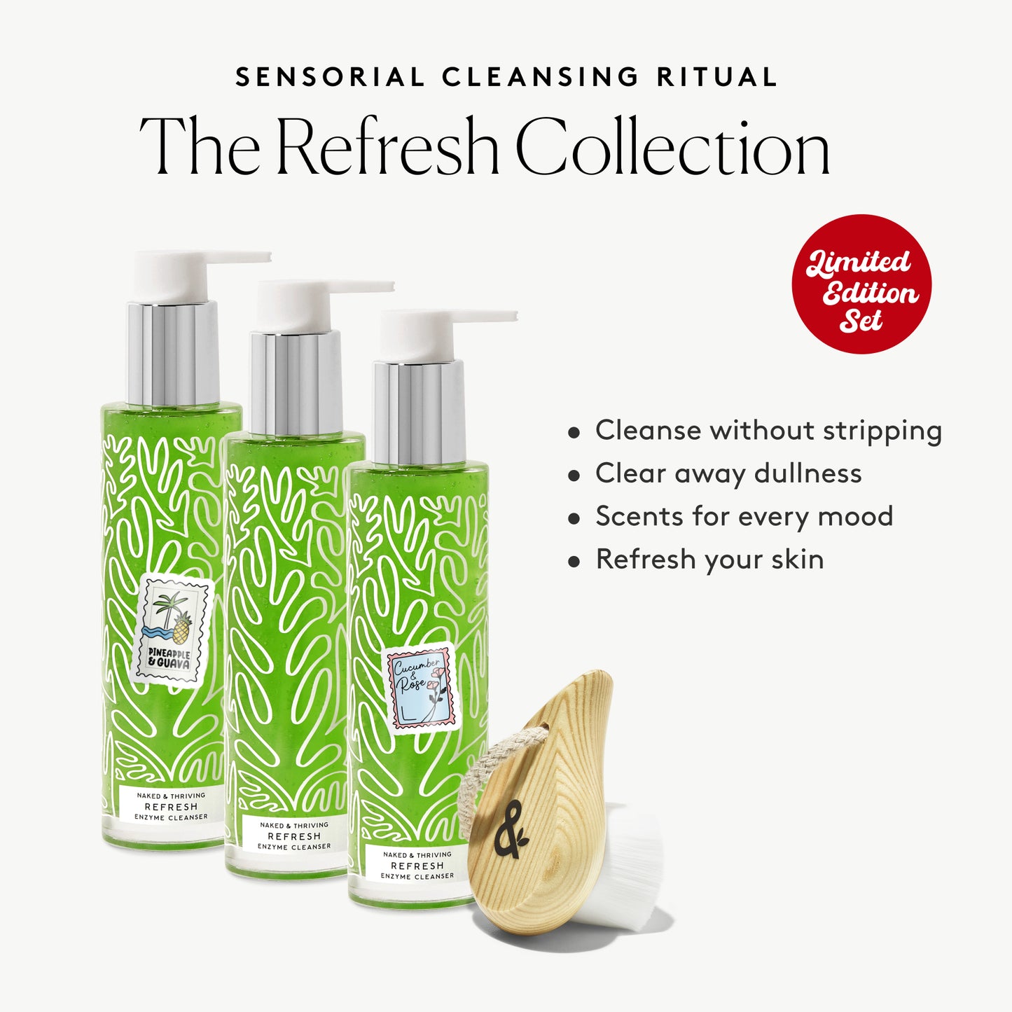 
                
                  Refresh Cleanser Collection: Cleanse, Polish, Glow
                
              