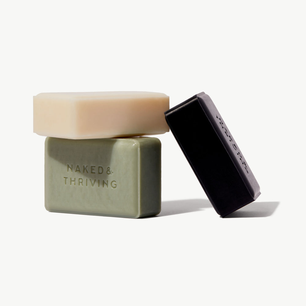 The Cleansing Bar Set: Soothe, Purify, Exfoliate