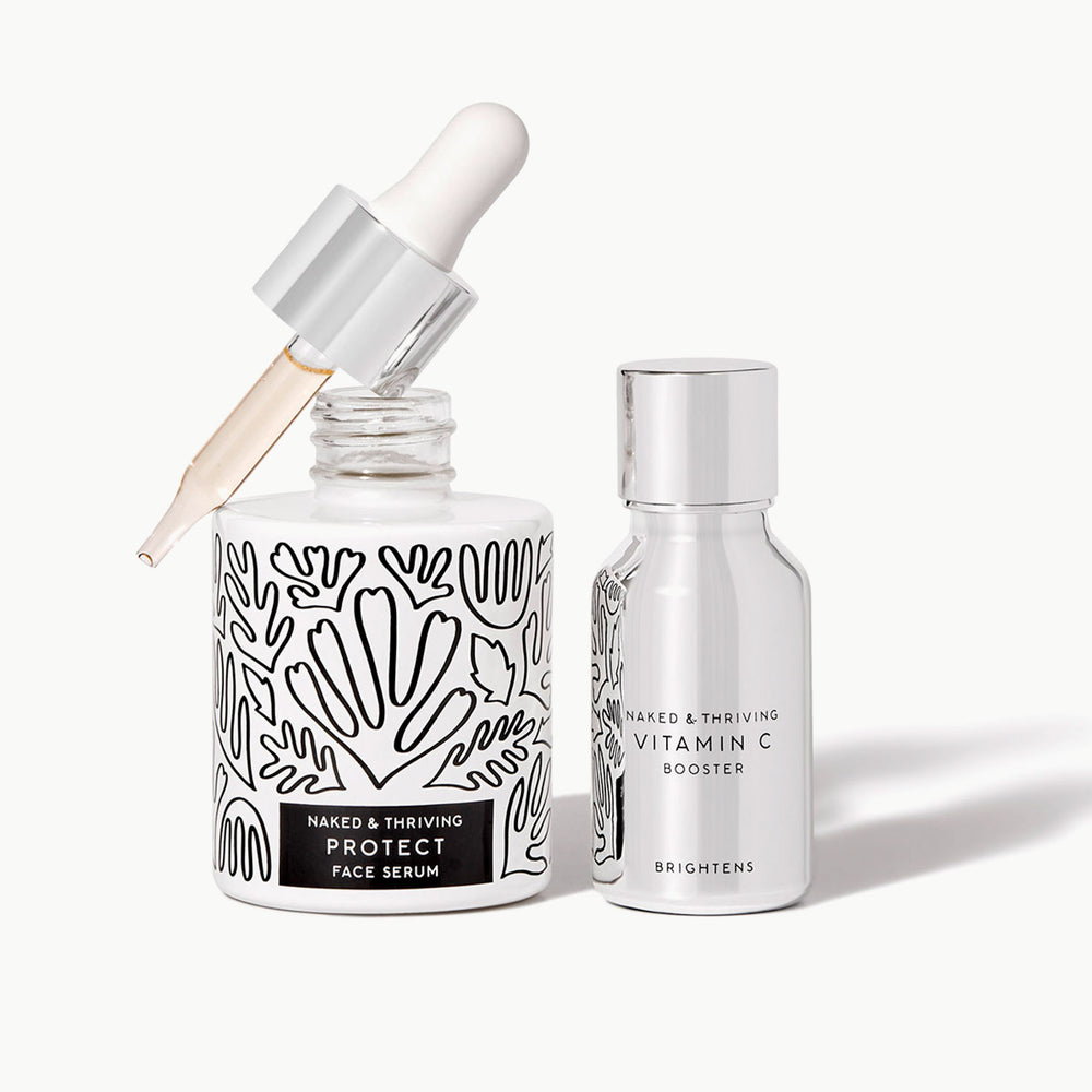 Supercharged Serum Set: Protect, Vitamin C Booster